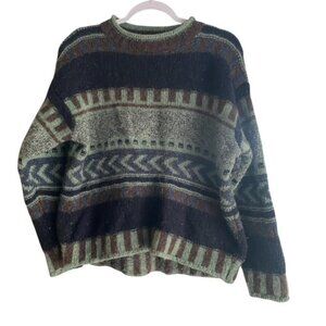 Vintage United Colors of Benetton Shetland Wool Sweater Size in Listing
